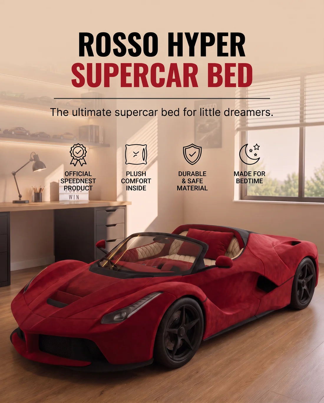TurboNest™ - kids superCars bed